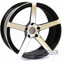Alexrims AOZ01-PCM13 (forged) 8.5x19 5x120 ET20 DIA74.1 Black